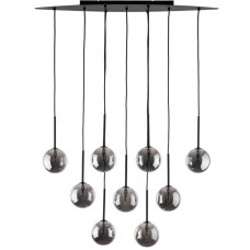 Φωτιστικό Κρεμαστό 9xG9 230V σε Ράγα Μαύρο ESTERA 6148